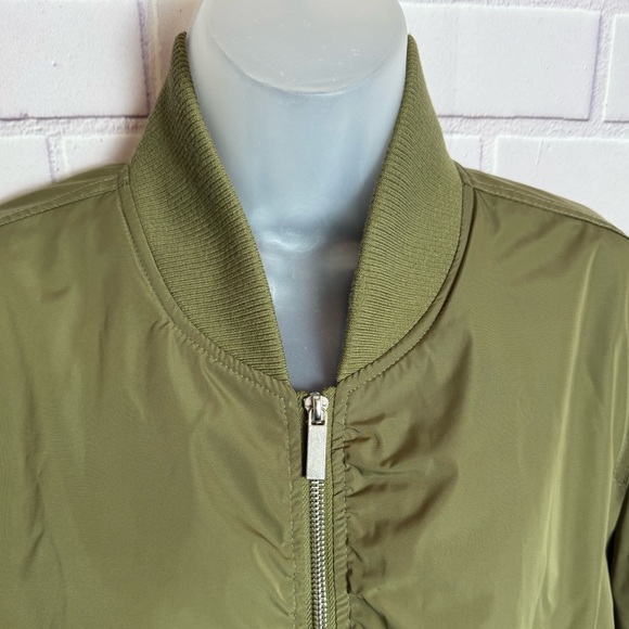French Connection Olive green bomber jacket/size XL - Picture 6 of 12